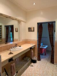 Bathroom 1 - bath tub and walk-in shower Bathroom 1 - bath tub and walk-in shower