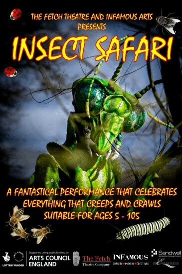 Blackberry Fair present Fetch Theatre - Insect Safari - A Family Puppet Theatre Show - Sunday 18th July 2021
