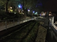 Nuit — Le ponton qui conduit aux bateaux Nuit — Le ponton qui conduit aux bateaux