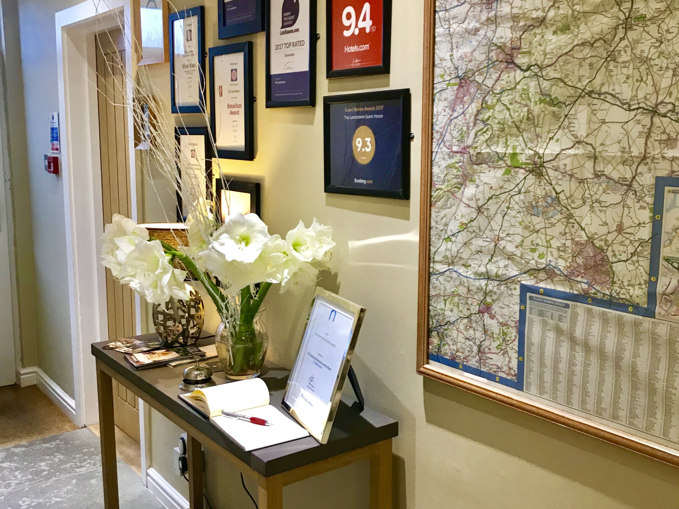 Entrance Hall with Accolades Entrance Hall with Accolades