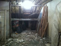 Stripping down the loft prior to add the extension
