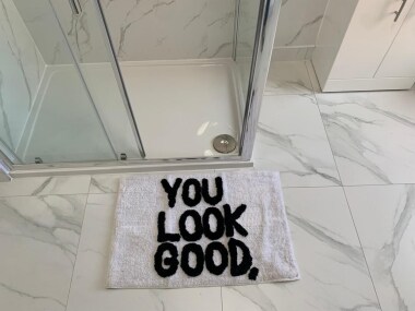 You'll definitely look good after a relaxing shower!