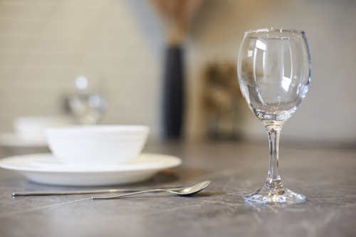 Functional and inviting dining area to enjoy home-cooked meals