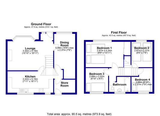 Lovely 4 bed detached (separate annex)