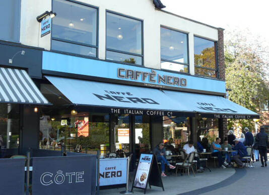 Caffe Nero - 3 min walk