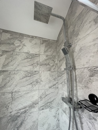Bathroom - Freshen up with power shower or rainfall shower