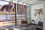 Salon ouvert sur la terrasse