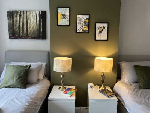 Bedroom one - 'Bee' easy to get a good nights rest