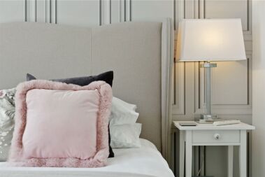 Master bedroom with super king size bed with Tempur mattress