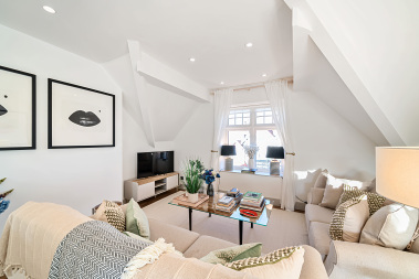 Beautifully styled luxury living room with a modern design.