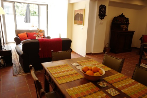 Open dining, kitchen and living room