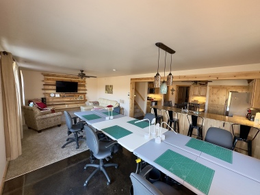 Open Floor Concept with Spacious Craft Tables