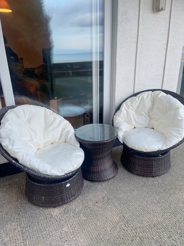 outdoor furniture on patio