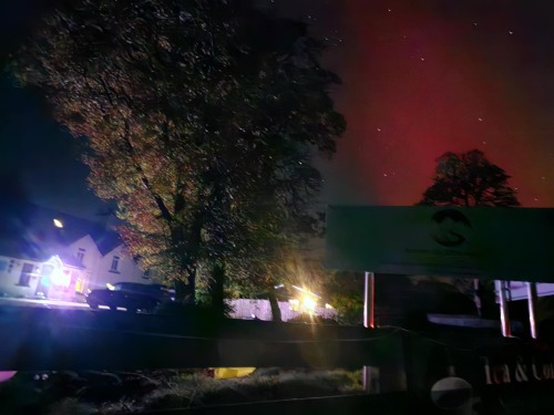 The Arora Borealis from the property, nature at its most beautiful.