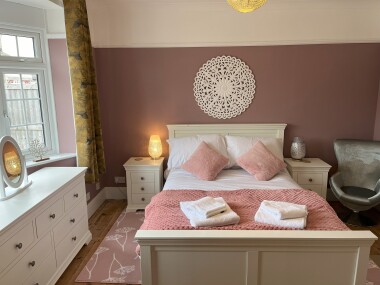 Bedroom 1 - Bright room with double bed and ample storage for clothes