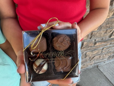 Free box of Chocolates- compliments from the Hotel. 