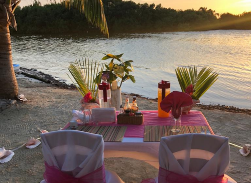 Cena Romántica en la playa