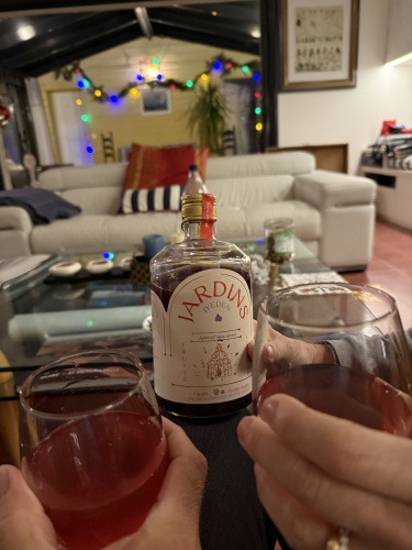 salon en hiver, décor de Noël