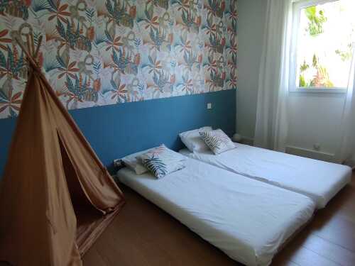 Chambre 2 Lits jumeaux sur tatamis