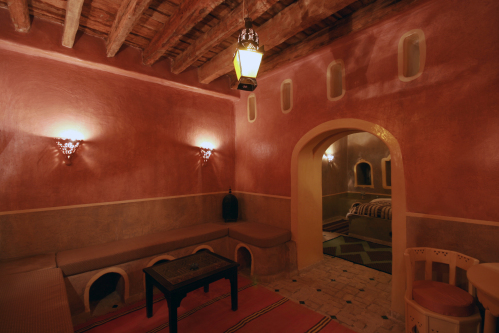 Suite-Orion-Salle de bain privée séparée-Vue sur Piscine