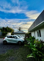 Vue sur le parking client