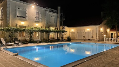 Piscine de nuit