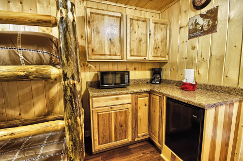 Bunk House Kitchenette (not included in reservation - additional fees apply, if reserved)