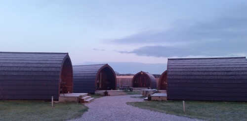 Winter dawn over the Pods