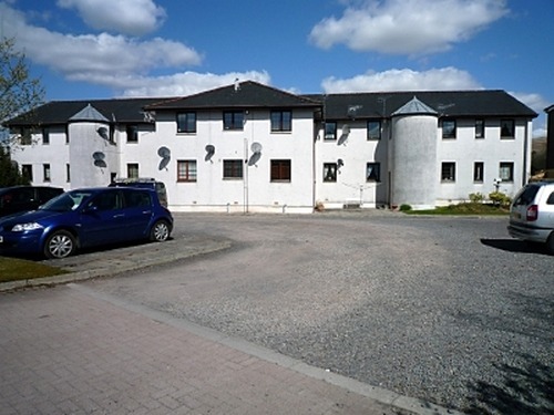External View of apartments and car park