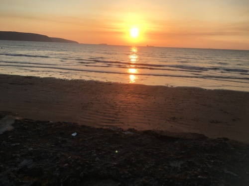 Broad Haven sunset