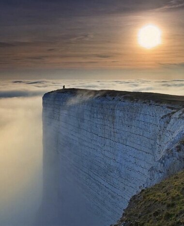 The famous White Cliffs of Dover