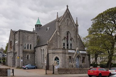 Church Exterior and car park