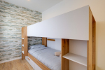 Room with bunk bed