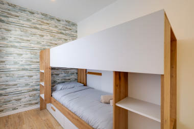 Room with bunk bed