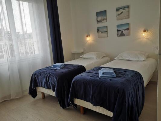 Chambre lits jumeaux