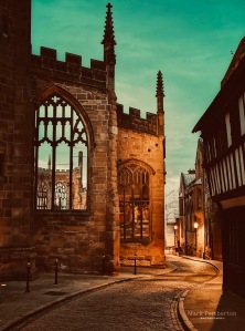 Historic Coventry Cathedral just a stone throw away