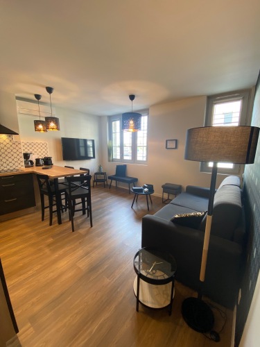 espace de vie lumineux et agréable