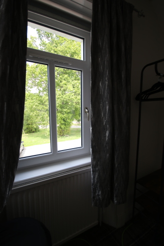 view from bedroom window