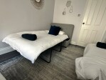 Aquila 2 Bed Flat: Bedroom Single Sofa Bed - Pull out - Bedroom 2