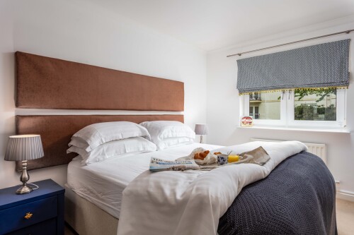 Supering size beds with fresh modern interior.