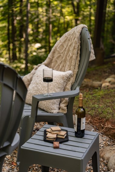 Relax under the stars and indulge in a delicious s'more.