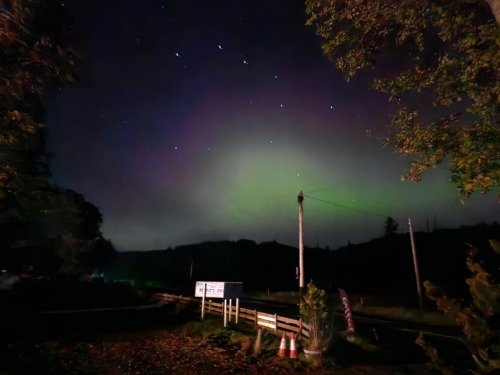 Northern Lights from the property October 2025