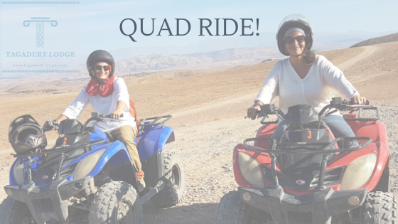 Quad rides in the desert !