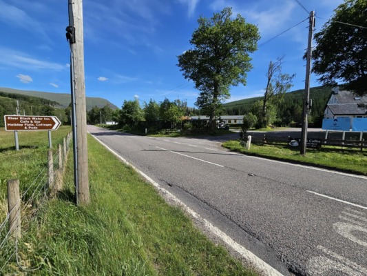 Signs from the road, the A835