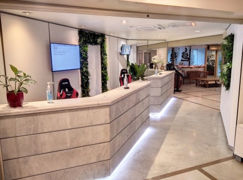 Hall et reception de la Résidence Graziella