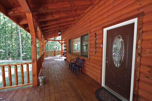 Front Porch, Maple Ridge Lodge, toward west
