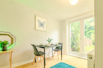 Dining room with utensils