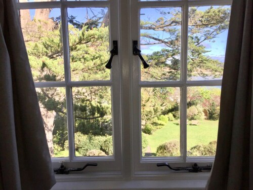 view from twin bedroom