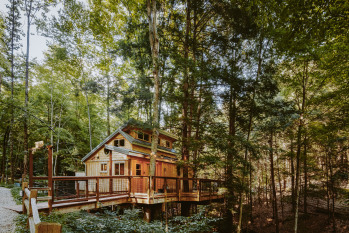 The Maple Treehouse at Hocking Hills Treehouse Cabins  - 