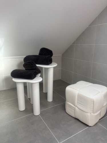 salle de bains confortable